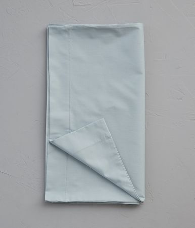 Taie de traversin percale bleu givré