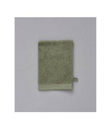 Gant de toilette Highlands vert vétiver