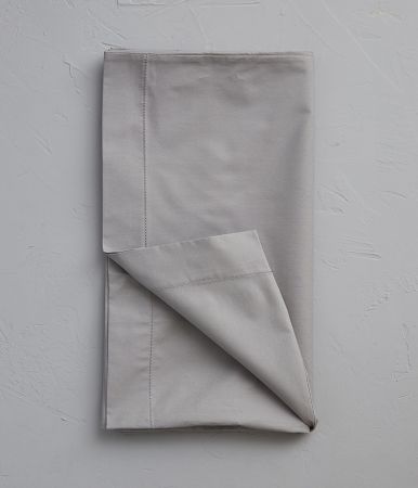 Taie de traversin percale gris galet