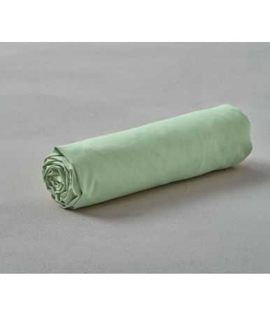 Drap housse coton Vert romarin