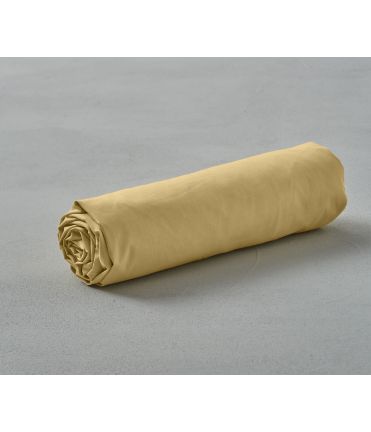 Drap housse coton olive