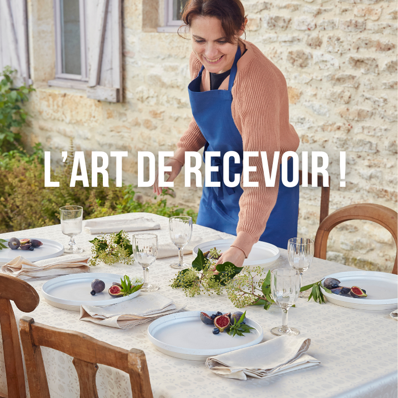 Linge de table : serviette, nappe, set 