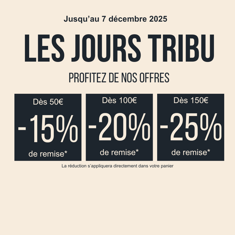 Jours Tribu Jusqu'à 25% de réduction 