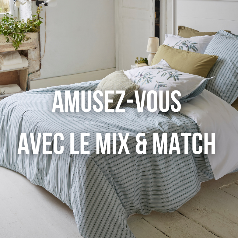 Mix and match parure de lit 