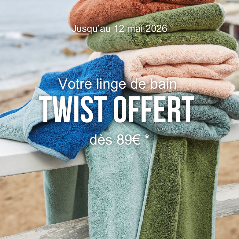 Offre serviette ou drap de douche offert 