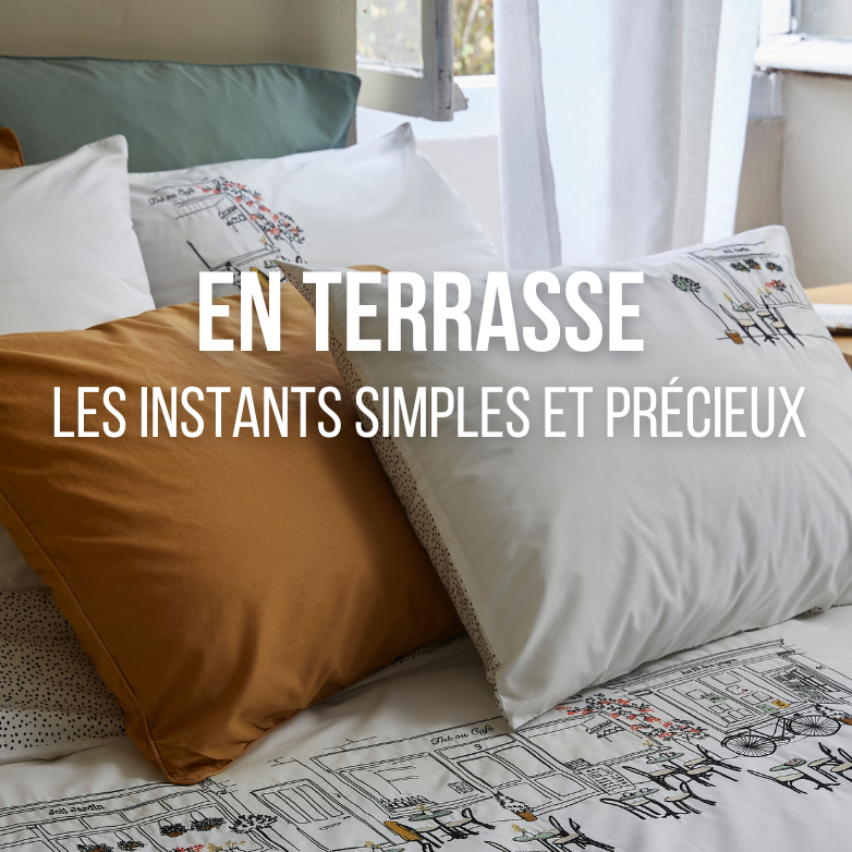 Linge de lit En terrasse - Broderie