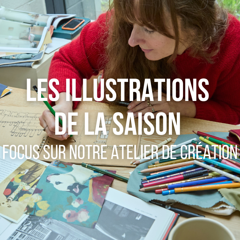 Les illustrations de la saison : linge de lit broderie, illustrations