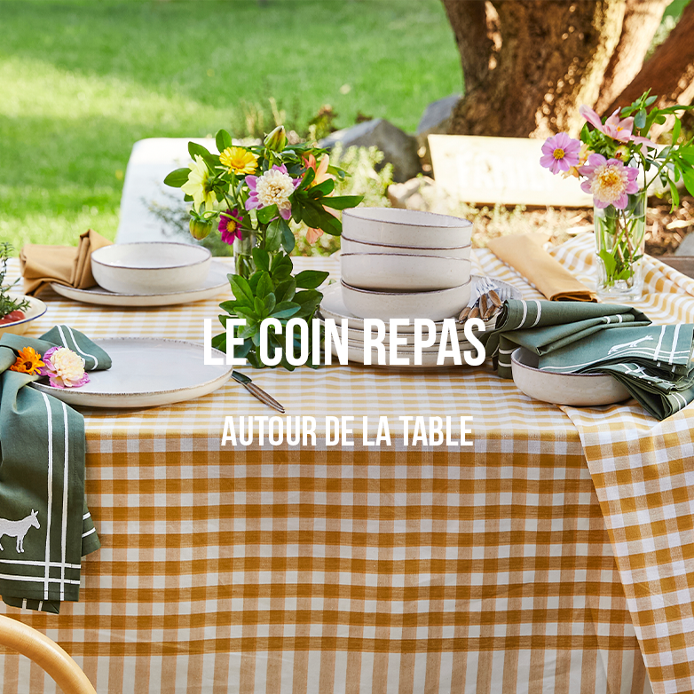 La cuisine, torchons, nappes, set de table 