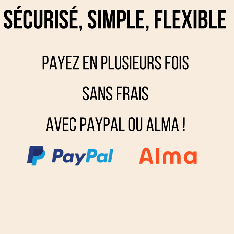 Paiement sans frais et en plusieurs fois  
