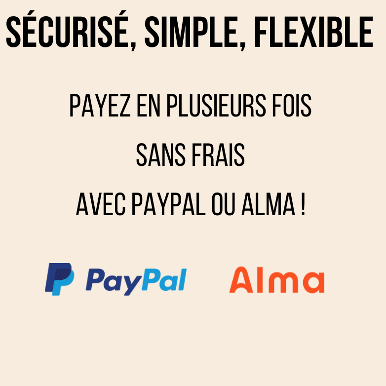 Paiement sans frais et en plusieurs fois  