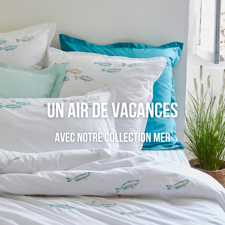 Collection linge de maison mer 