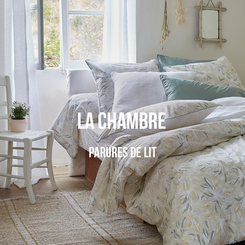 La chambre parure de lit 